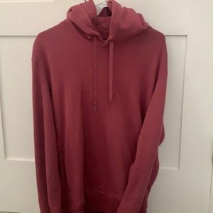 Burgundy hoodie
